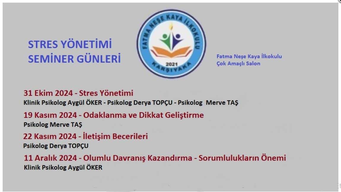 Stres Yönetimi Seminer Günleri